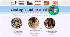 Desktop Screenshot of cookingroundtheworld.com